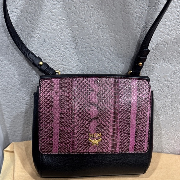 MCM Snakeskin Crossbody Bag - Picture 1 of 10